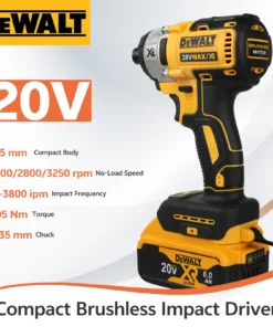 DEWALT DCF887 Electric drill tools Impact driver 20V cordless drill Electric screwdriver Brushless motor Power tool Wireless
